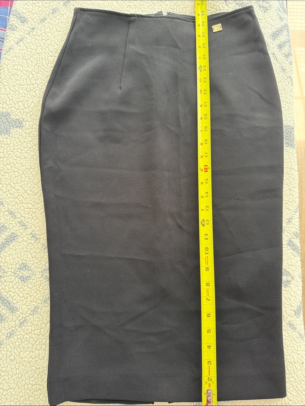 Cavalli Class Black High-Waisted Pencil Skirt 8USA 44IT